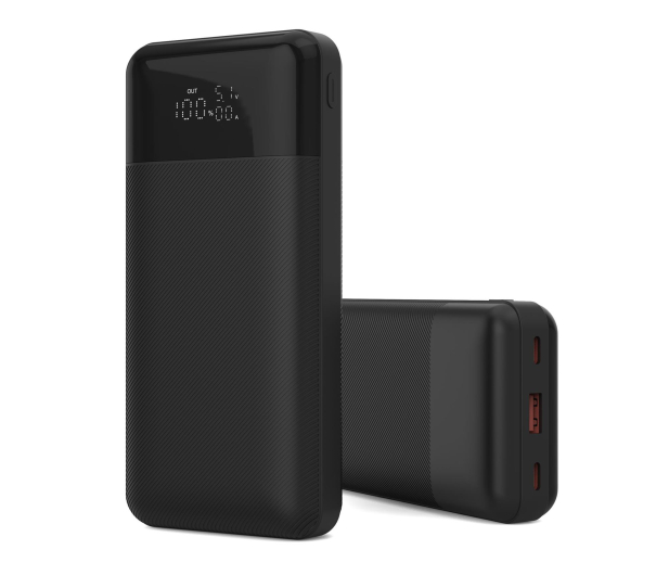 Silver Monkey Powerbank Smart 20 000 mAh 22.5W Czarny - 1481431 - zdjęcie